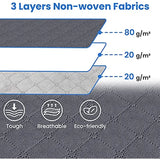 3/6 Pack Foldable Fabric Storage Bags for Home Organization