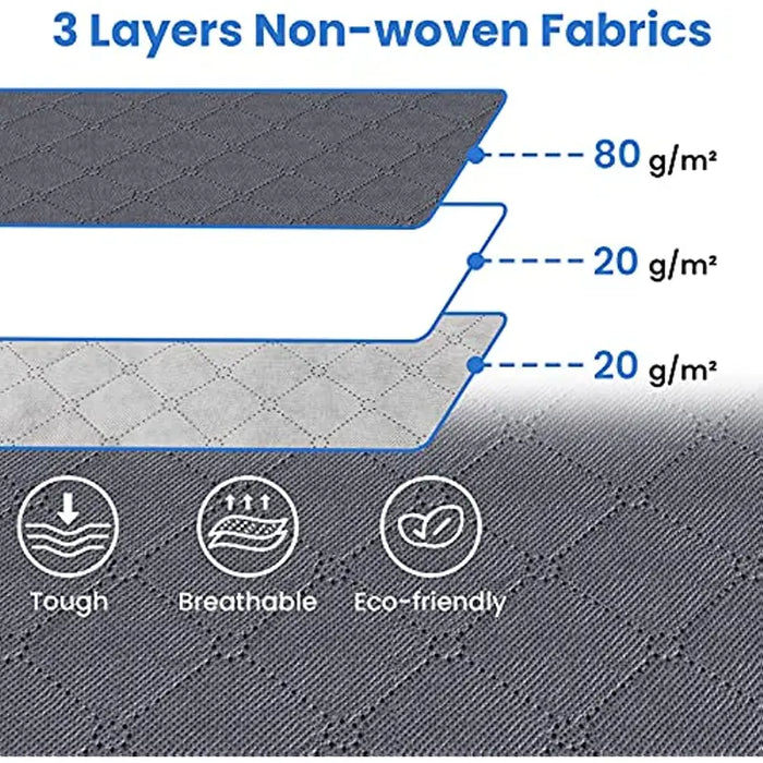 3/6 Pack Foldable Fabric Storage Bags for Home Organization