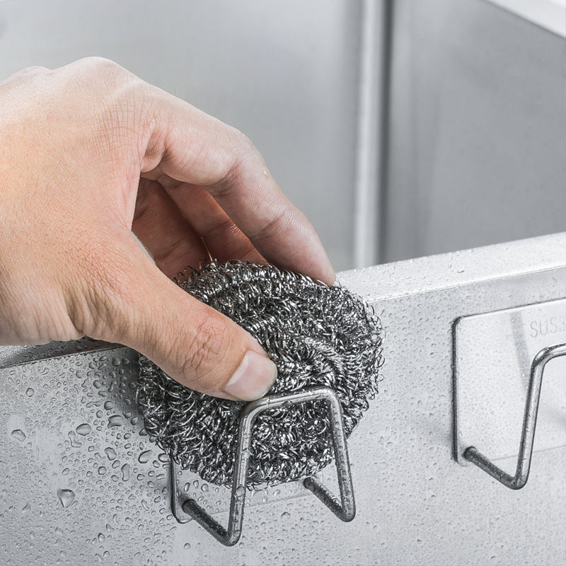 Stainless Steel Sink Sponge Organizer