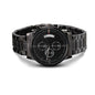 Signature Moments: Engravable Black Chronograph Watch for Him