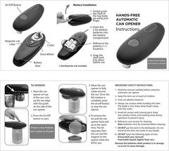 Automatic Electric Can Opener