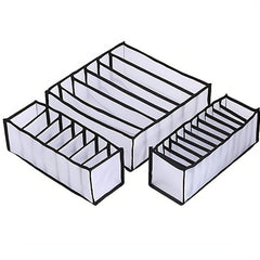 3-Pack Fabric Drawer Organizers